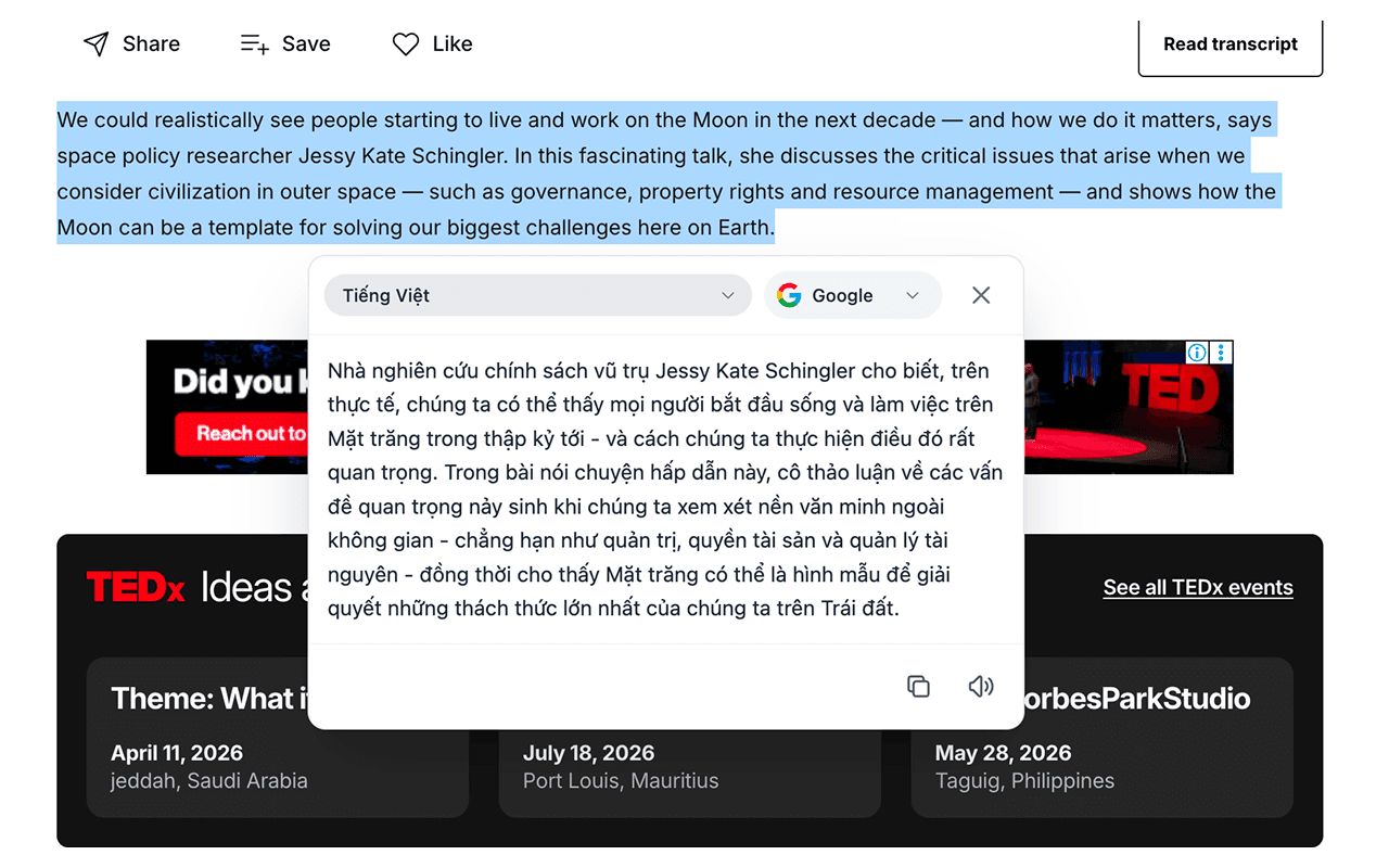 Simple Translate · Stop tab-hopping—translate in place illustration 1 of 3