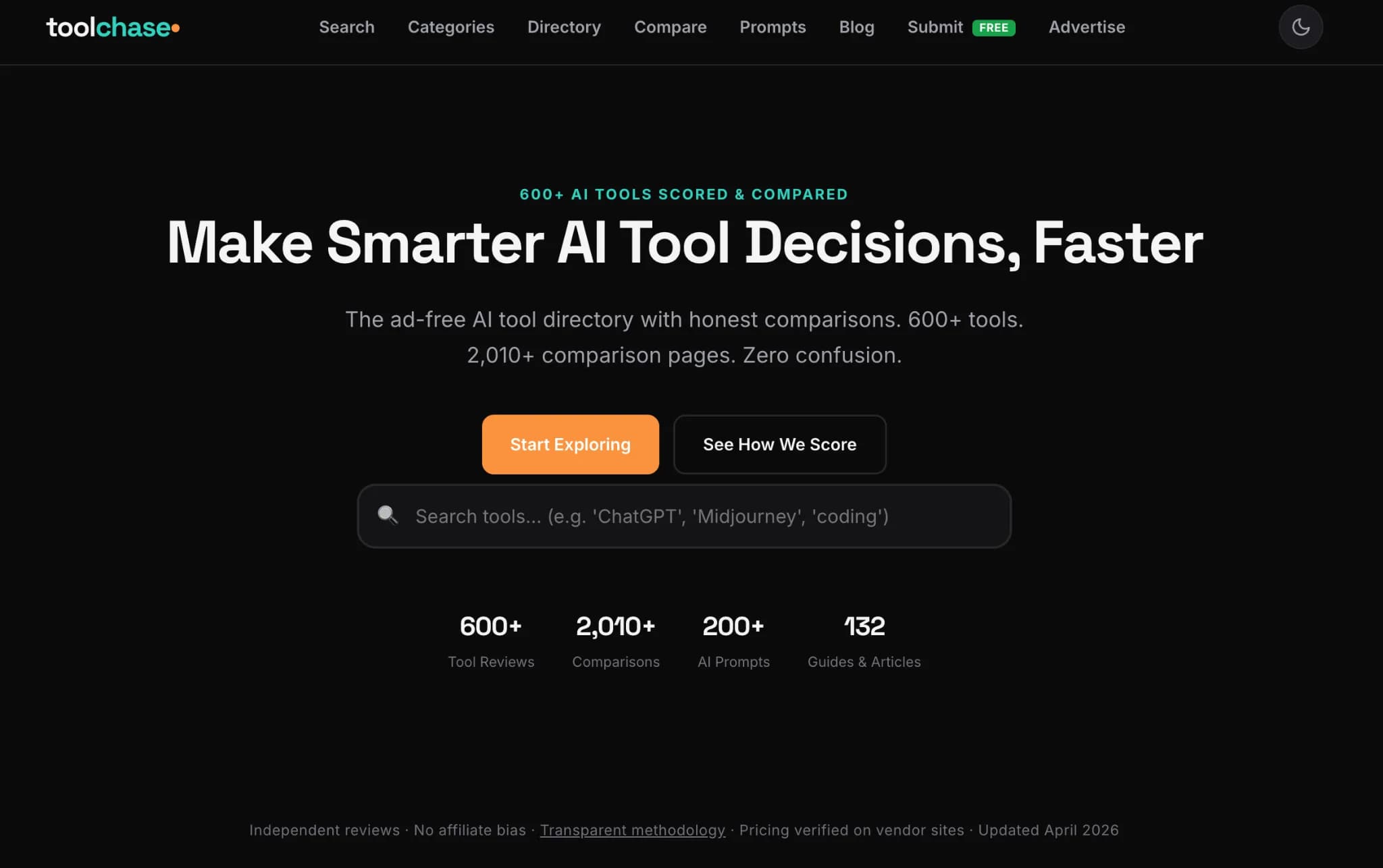 ToolChase — Discover the Best AI Tools for Every Task illustration 1 of 4