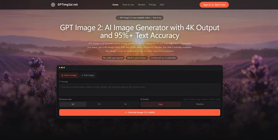 GPT Image 2 – Online AI Image Generator | 4K & Text Rendering illustration 1 of 1