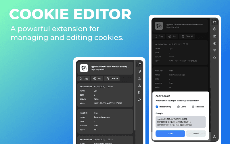 Cookie Editor illustration 1 of 4