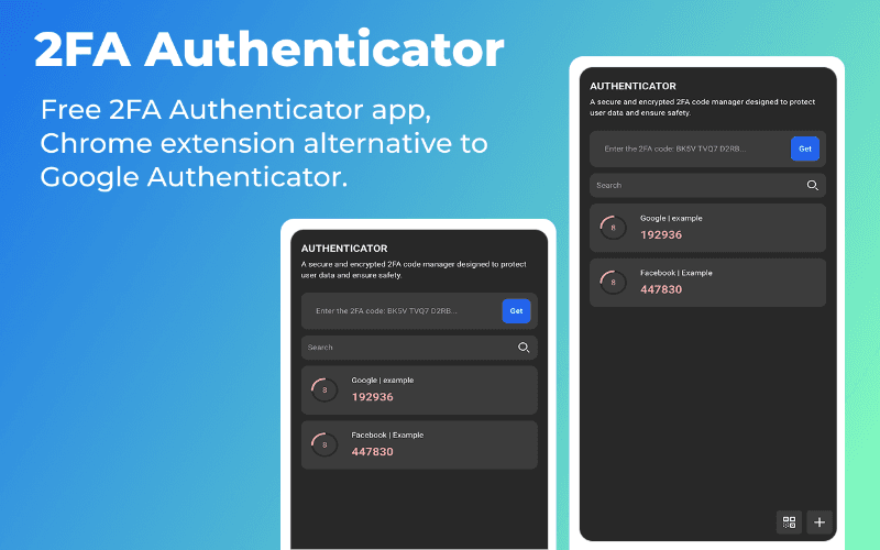 2FA Authenticator illustration 1 of 2