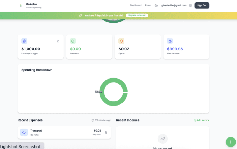 Kakebo mindful expense tracker illustration 1 of 1