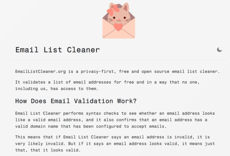 Email List Cleaner illustration 1 of 2