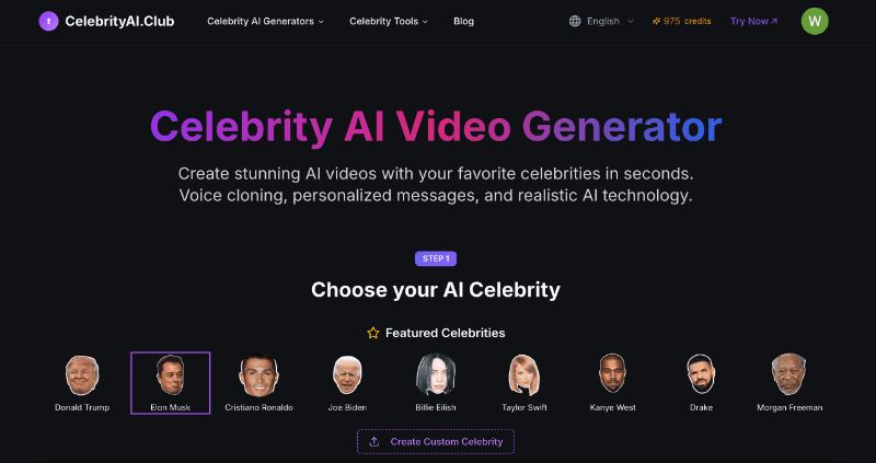 Celebrity AI illustration 1 of 2