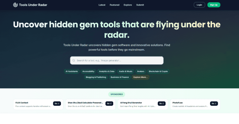 Tools Under Radar illustration 1 of 1