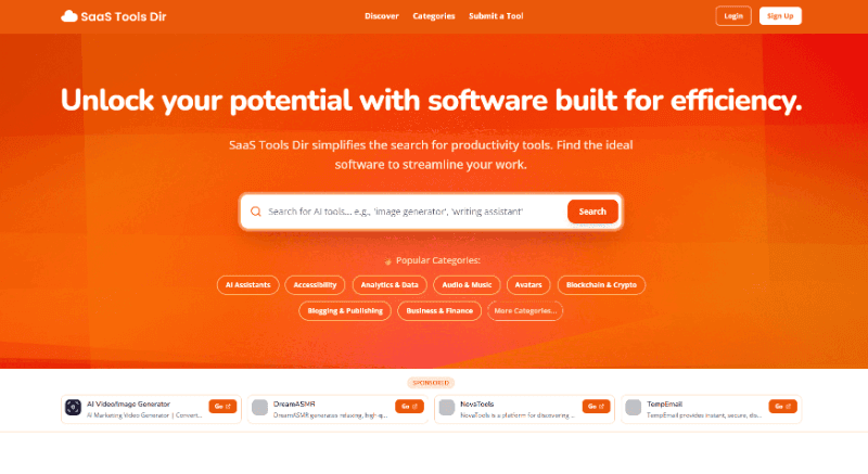 SaaS Tools Dir illustration 1 of 1