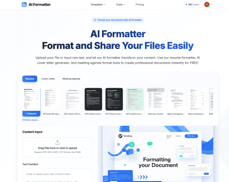 AI Formatter illustration 1 of 4