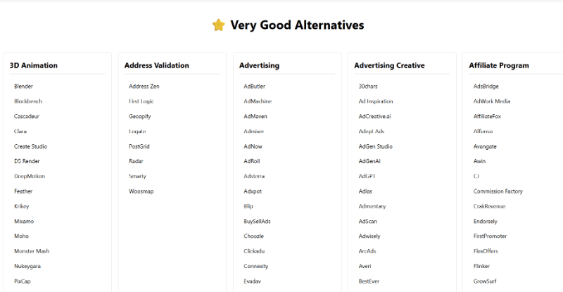 Very good Alternatives illustration 1 of 4